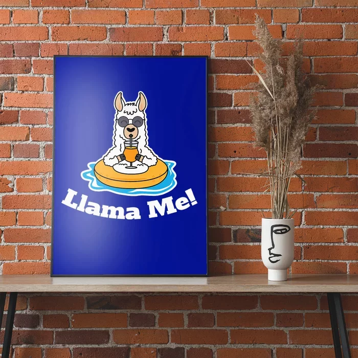 Llama Me Cute Llama Spanish Language Latino Poster