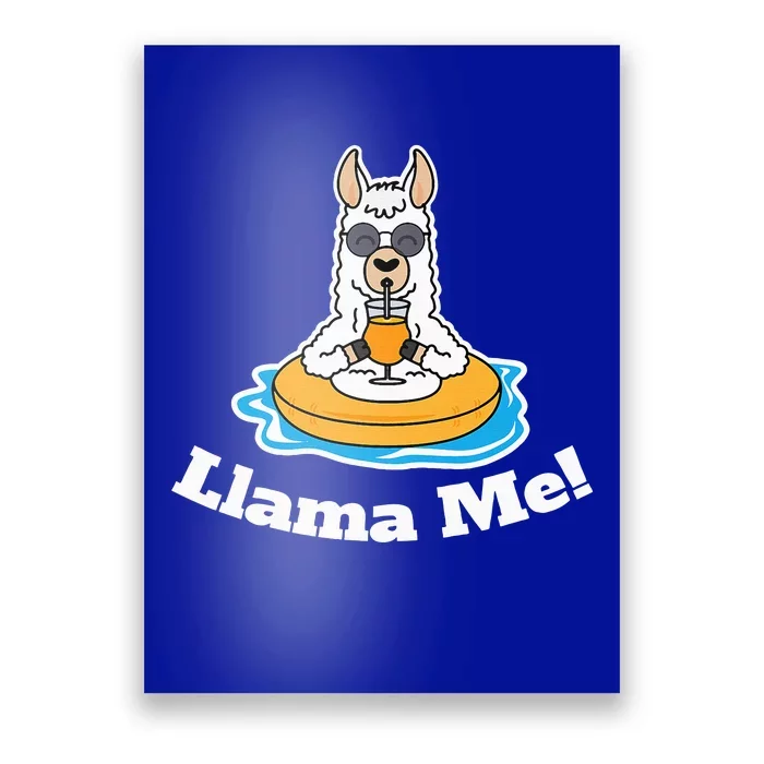 Llama Me Cute Llama Spanish Language Latino Poster