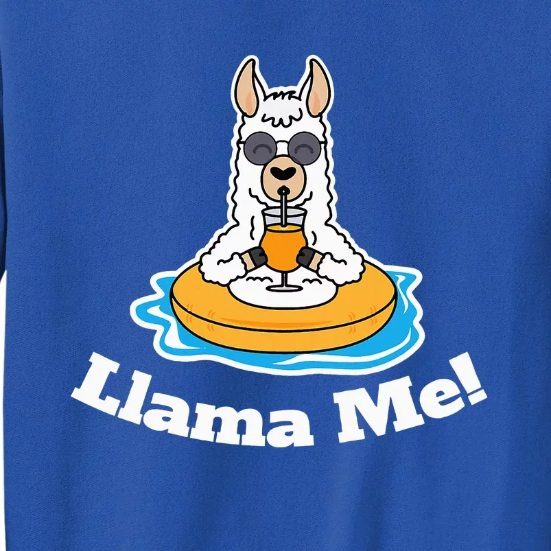 Llama Me Cute Llama Spanish Language Latino Tall Sweatshirt