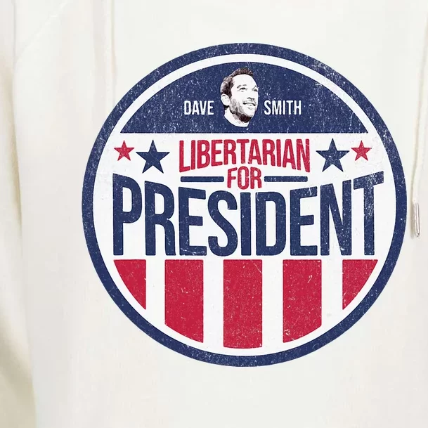 Libertarian Mises Caucus Dave Smith For President Womens Funnel Neck Pullover Hood