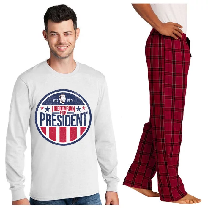 Libertarian Mises Caucus Dave Smith For President Long Sleeve Pajama Set