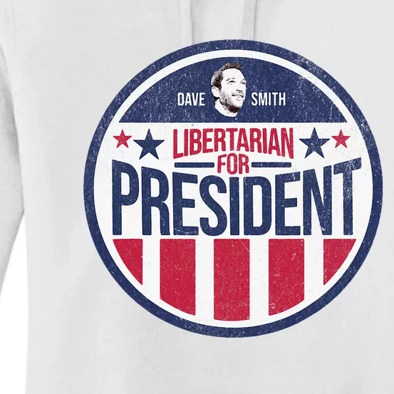 Libertarian Mises Caucus Dave Smith For President Women's Pullover Hoodie