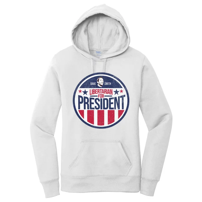 Libertarian Mises Caucus Dave Smith For President Women's Pullover Hoodie