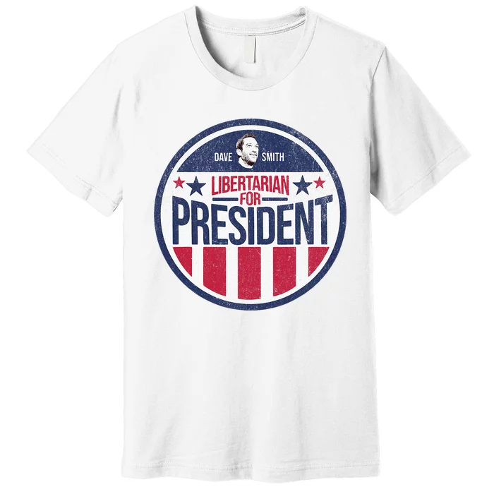 Libertarian Mises Caucus Dave Smith For President Premium T-Shirt