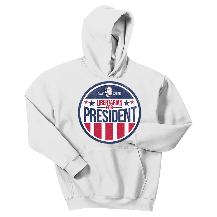 Libertarian Mises Caucus Dave Smith For President Kids Hoodie