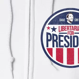 Libertarian Mises Caucus Dave Smith For President Full Zip Hoodie