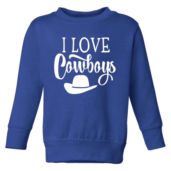 Love My Cow Sassy Cow Horse Lover Ladies Western Gift Toddler Sweatshirt