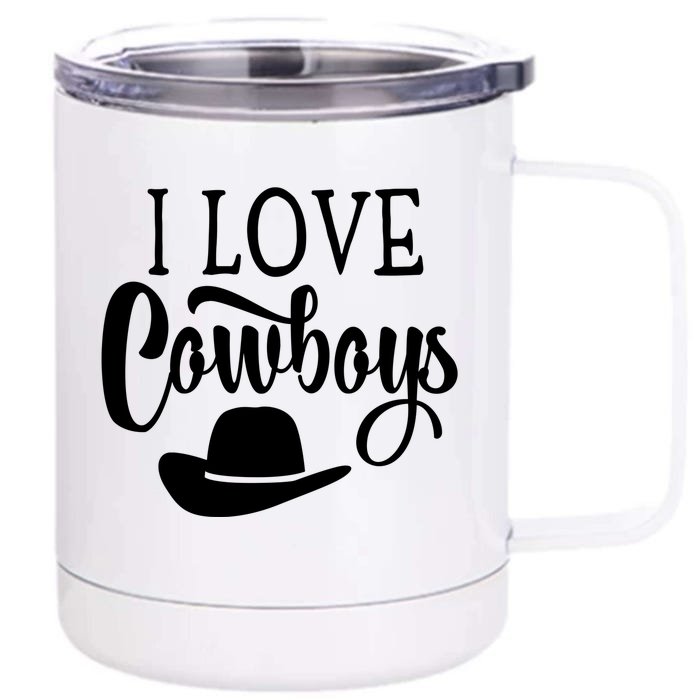 Love My Cow Sassy Cow Horse Lover Ladies Western Gift Front & Back 12oz Stainless Steel Tumbler Cup