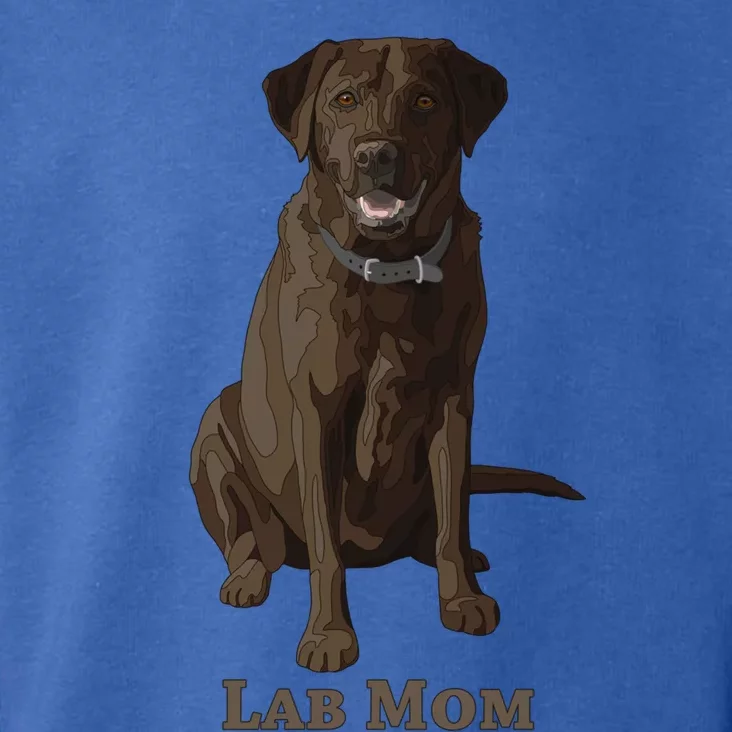 Lab Mom Chocolate Brown Labrador Retriever Dog Lover Gift Toddler Hoodie