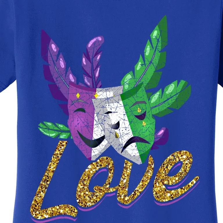 Love Masquerade Carnival Celebration Mardi Gras Funny Gift Women's T-Shirt