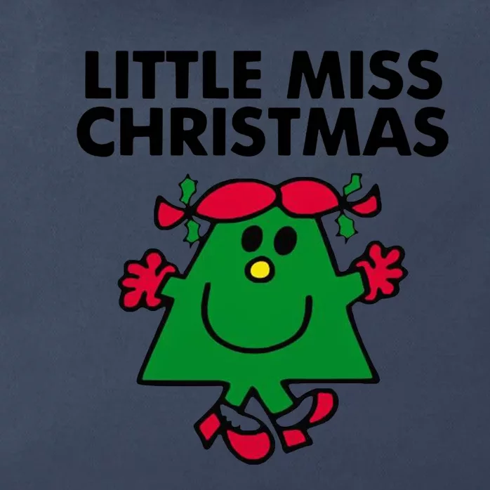 Little Miss Christmas Zip Tote Bag