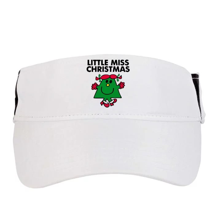 Little Miss Christmas Adult Drive Performance Visor