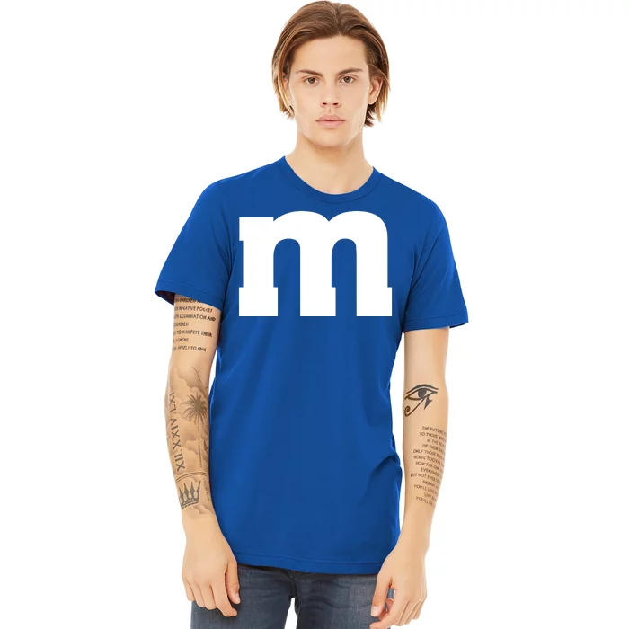 Letter M Capital Alphabet Premium T-Shirt