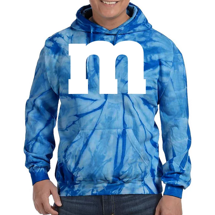 Letter M Capital Alphabet Tie Dye Hoodie