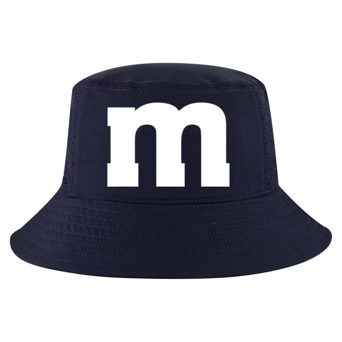 Letter M Capital Alphabet Cool Comfort Performance Bucket Hat