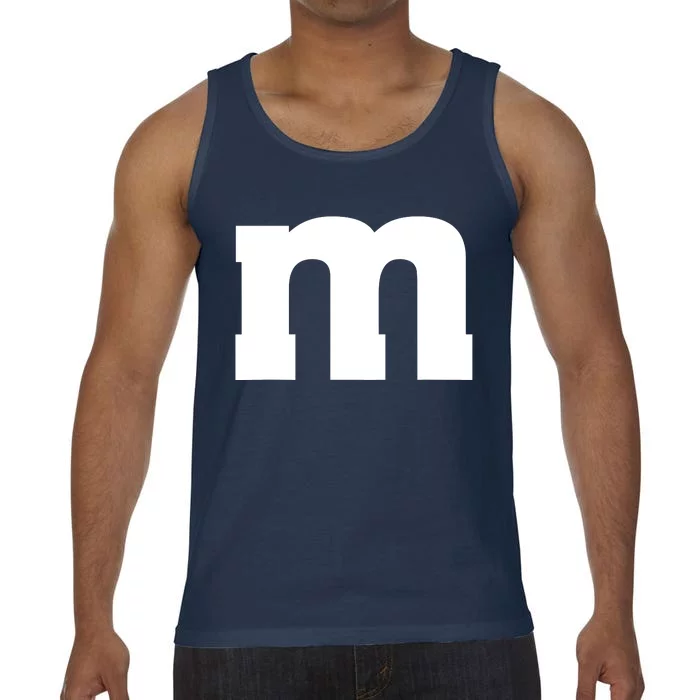 Letter M Capital Alphabet Comfort Colors® Tank Top