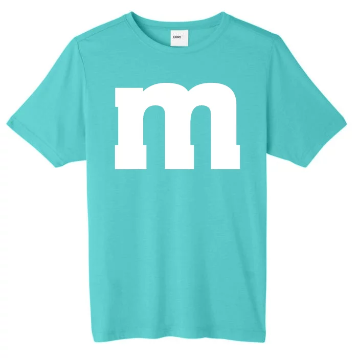 Letter M Capital Alphabet ChromaSoft Performance T-Shirt