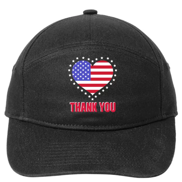 Love Memorial Day T 7-Panel Snapback Hat