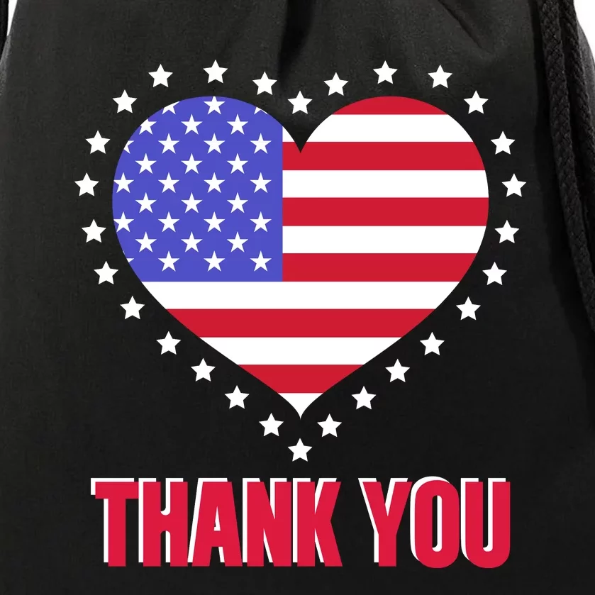 Love Memorial Day T Drawstring Bag