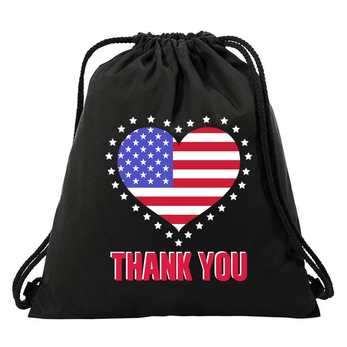 Love Memorial Day T Drawstring Bag