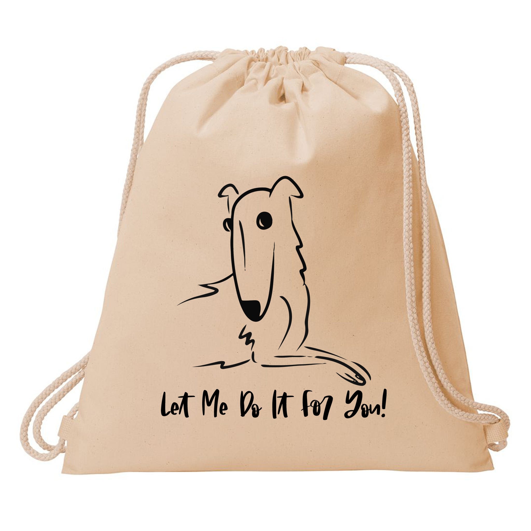 TeeShirtPalace Let Me Do It for You Borzoi Dog Funny Meme Tall T-Shirt