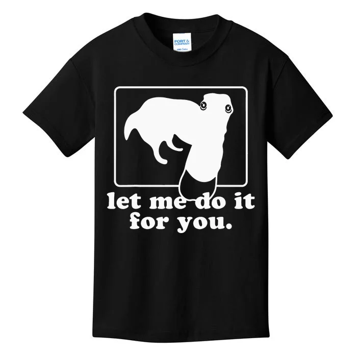 let me do it for you borzoi dog meme animal Kids T-Shirt