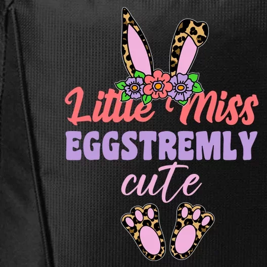 Little Miss Eggstremly Cute Easter Bunny City Backpack