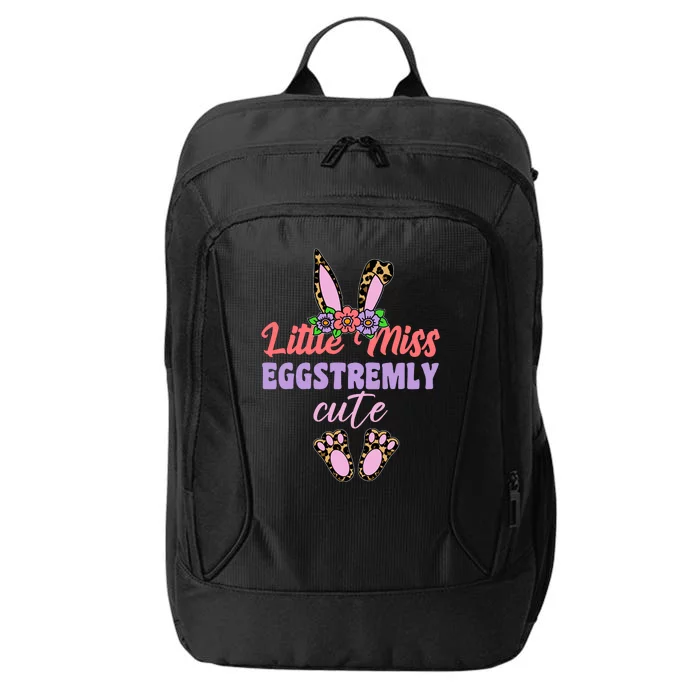 Little Miss Eggstremly Cute Easter Bunny City Backpack