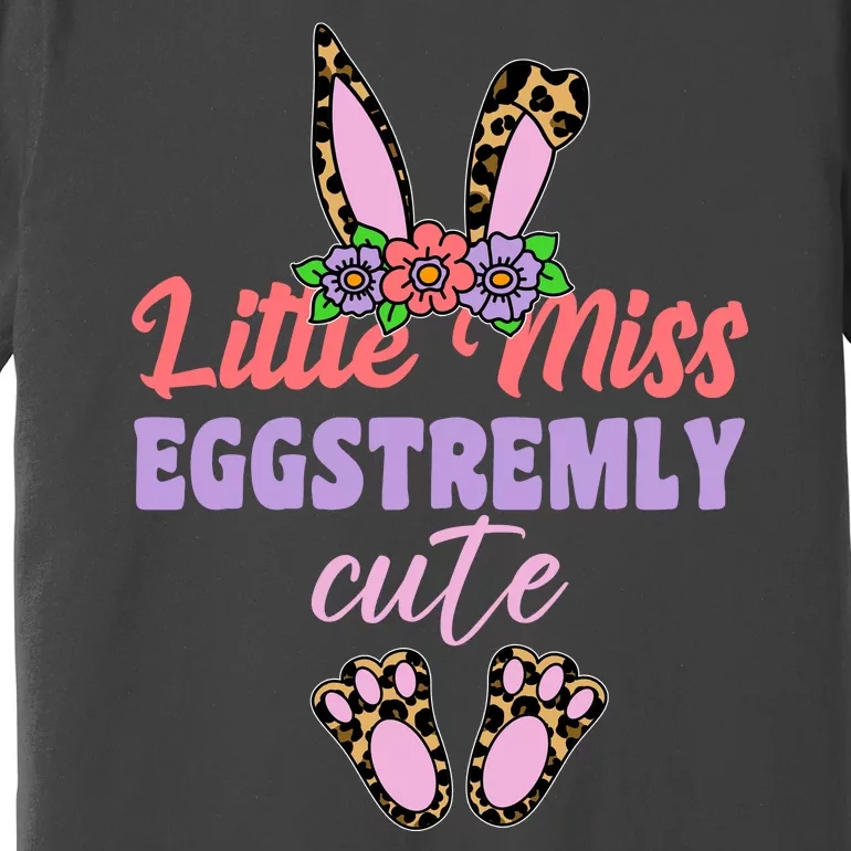 Little Miss Eggstremly Cute Easter Bunny Premium T-Shirt