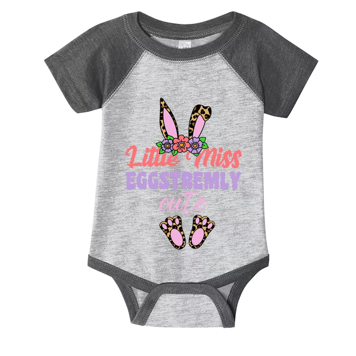 Little Miss Eggstremly Cute Easter Bunny Infant Baby Jersey Bodysuit