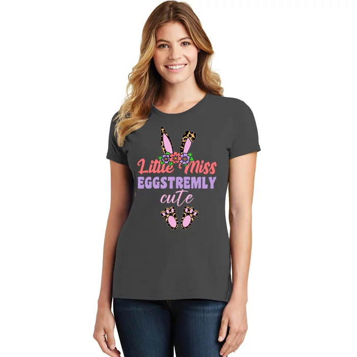 Little Miss Eggstremly Cute Easter Bunny Women's T-Shirt