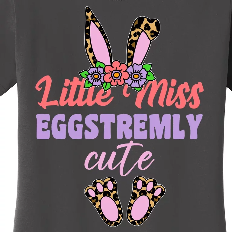 Little Miss Eggstremly Cute Easter Bunny Women's T-Shirt