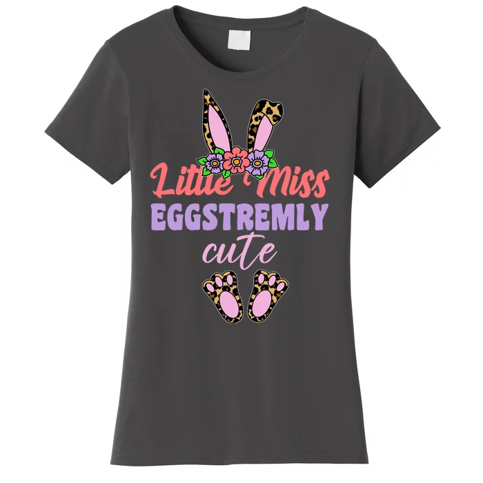 Little Miss Eggstremly Cute Easter Bunny Women's T-Shirt