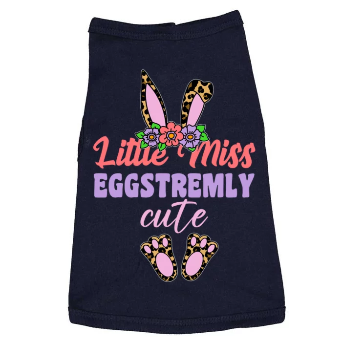 Little Miss Eggstremly Cute Easter Bunny Doggie Tank