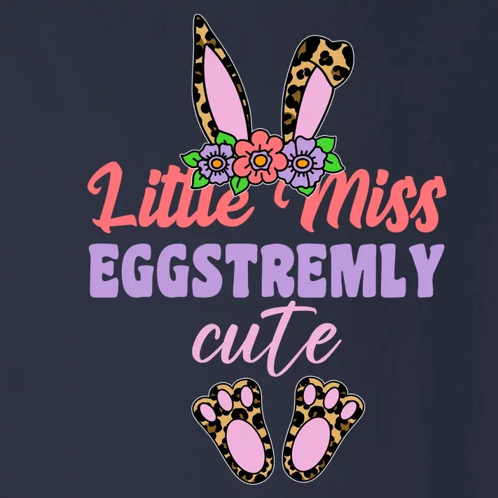 Little Miss Eggstremly Cute Easter Bunny Toddler Long Sleeve Shirt