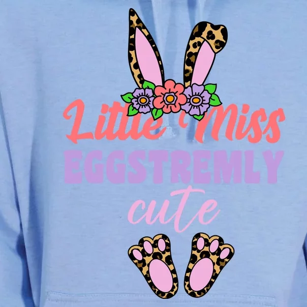 Little Miss Eggstremly Cute Easter Bunny Unisex Surf Hoodie