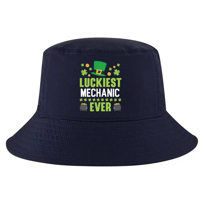 Luckiest Mechanic Ever St Patrick's Saint Pattys Day Meaningful Gift Cool Comfort Performance Bucket Hat