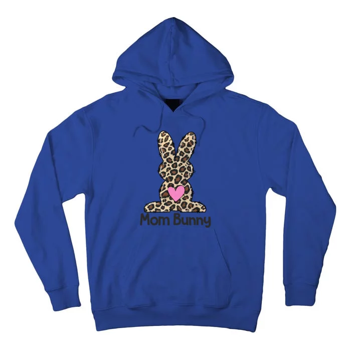 Leopard Mom Easter Bunny Funny Gift Mom Life Happy Easter Day Gift Tall Hoodie