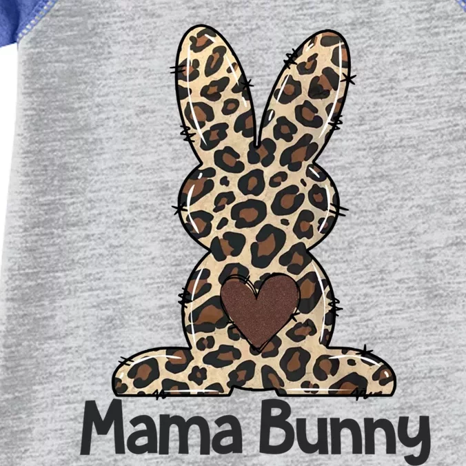 Leopard Mama Easter Bunny Cute Gift Mama Life Happy Easter Day Gift Infant Baby Jersey Bodysuit