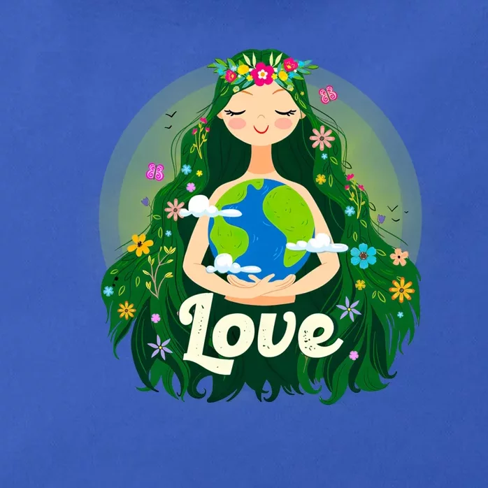 Love Mother Earth Day Save Our Planet Environt Green Cool Gift Zip Tote Bag