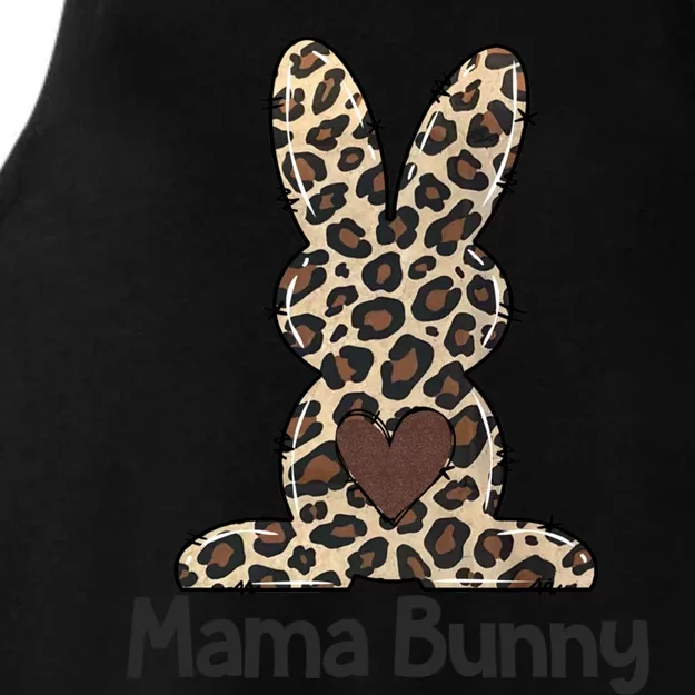 Leopard Mama Easter Bunny Gift Mama Life Happy Easter Day Cool Gift Ladies Tri-Blend Wicking Tank