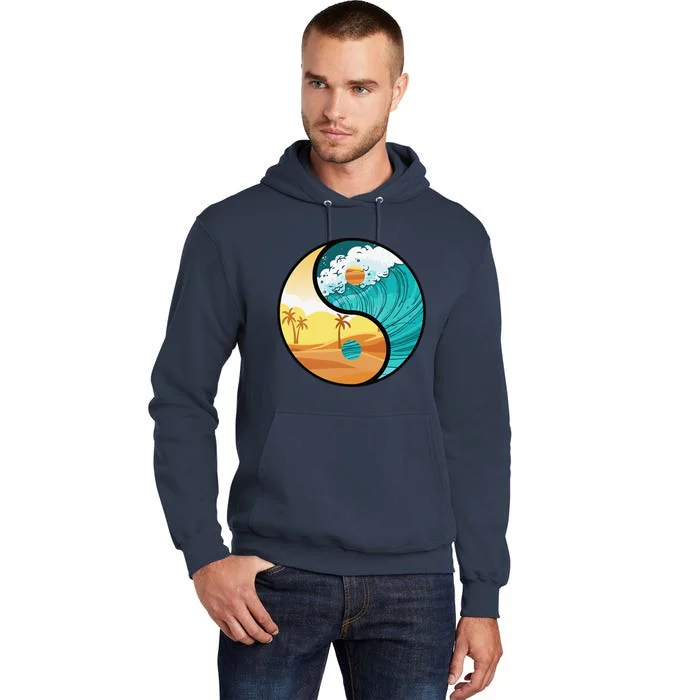 Love Mother Earth Yin Yang Save The Planet Symbolic Apparel Tall Hoodie