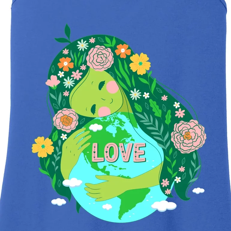 Love Mother Earthday Save Our Planet Environt Green Gift Ladies Essential Tank