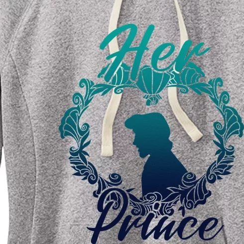 Little Mermaid Eric Her Prince Couples Women's Fleece Hoodie