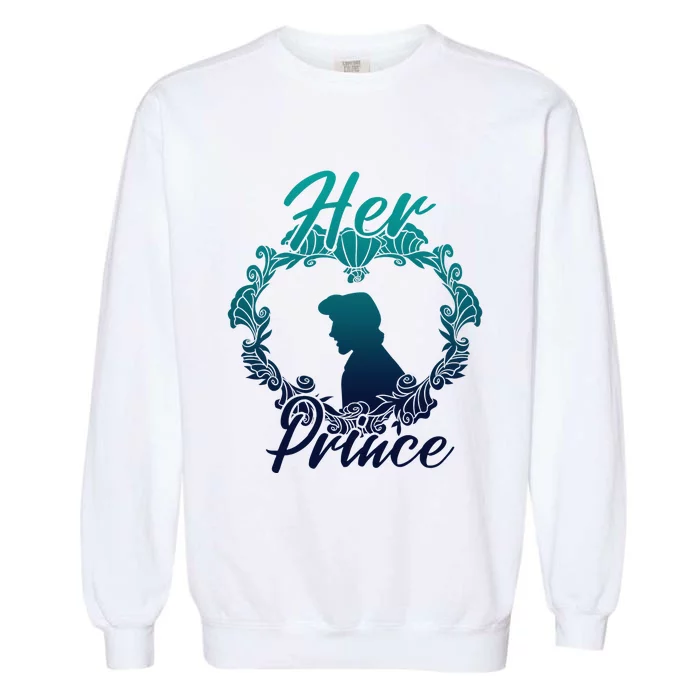 Little Mermaid Eric Her Prince Couples Garment-Dyed Sweatshirt