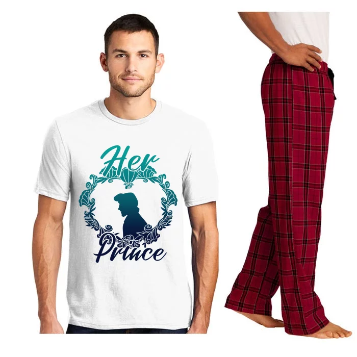 Little Mermaid Eric Her Prince Couples Pajama Set