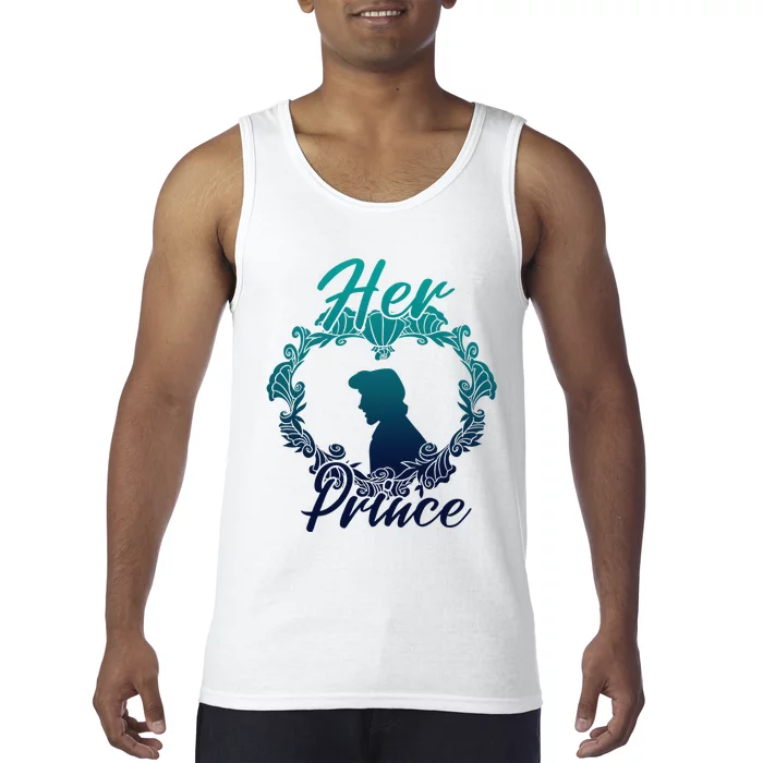 Little Mermaid Eric Her Prince Couples Tank Top