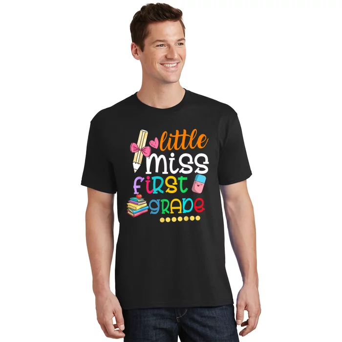 Little Miss First Grade Back To School T-Shirt