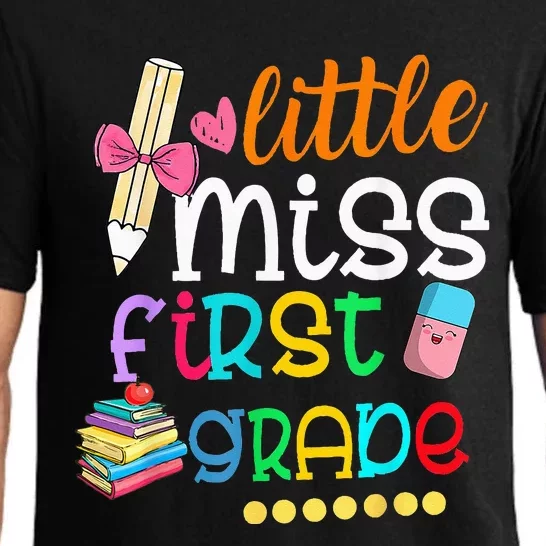 Little Miss First Grade Back To School 1st Grader Pajama Set