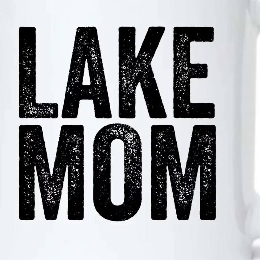 Lake Mom Funny Gift Lake Life Boating Gift Hooded Funny Gift Black Color Changing Mug